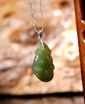 Hetian Jade Ruyi Pendant #1279