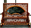 Solitary Fisher in Winter Mist Jade Screen #2976