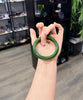 Canadian Polar Jade Bangle Natural Jade Bracelet A Grade 54.5mm #1513