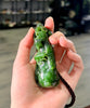 Canadian Polar Jade Hand Held Wealth In Abundance Pendant Natural Jade 85mm #2998