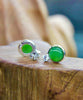 10mm Classic Jade Earrings #1075