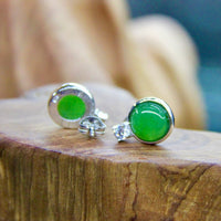 10mm Classic Jade Earrings #1075