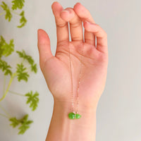 18K Siberian Jade Gourd Pendant #2938