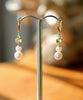 14k Gourd Pearl Earrings #1652-1