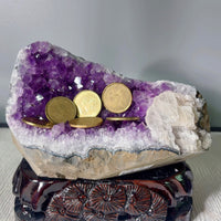 Amethyst Geode Base Cut (3.2 LB) #3087