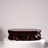 14 cm Long Oval Wooden Display Base