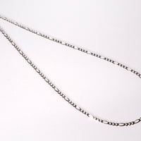 26" Figaro 925 Sterling Silver Chain #1