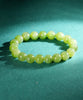 10mm Siberian Jade Beaded Bracelet #2759