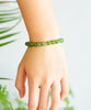 14k 8mm Polar Jade Beaded Bracelet #2586