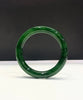 Siberian Jade Round Bangle Natural Jade Bracelet 56mm #1418