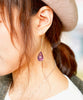 Mermaid's Tear Amethyst Earrings #2659