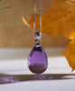 14k Natural Amethyst Pendant #2661