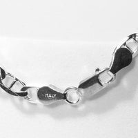 20" Flat Anchor 925 Sterling Silver Chain #2