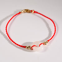 14K Eternal Harmony Red Cord Bracelet #2667