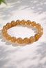 Siberian Honey Jade Bracelet 10mm Natural Jade #2771