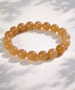 Siberian Honey Jade Bracelet 10mm Natural Jade #2771