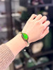 Canadian Ammolite Bracelet Hetian Jade Bracelet Natural Stone #1208