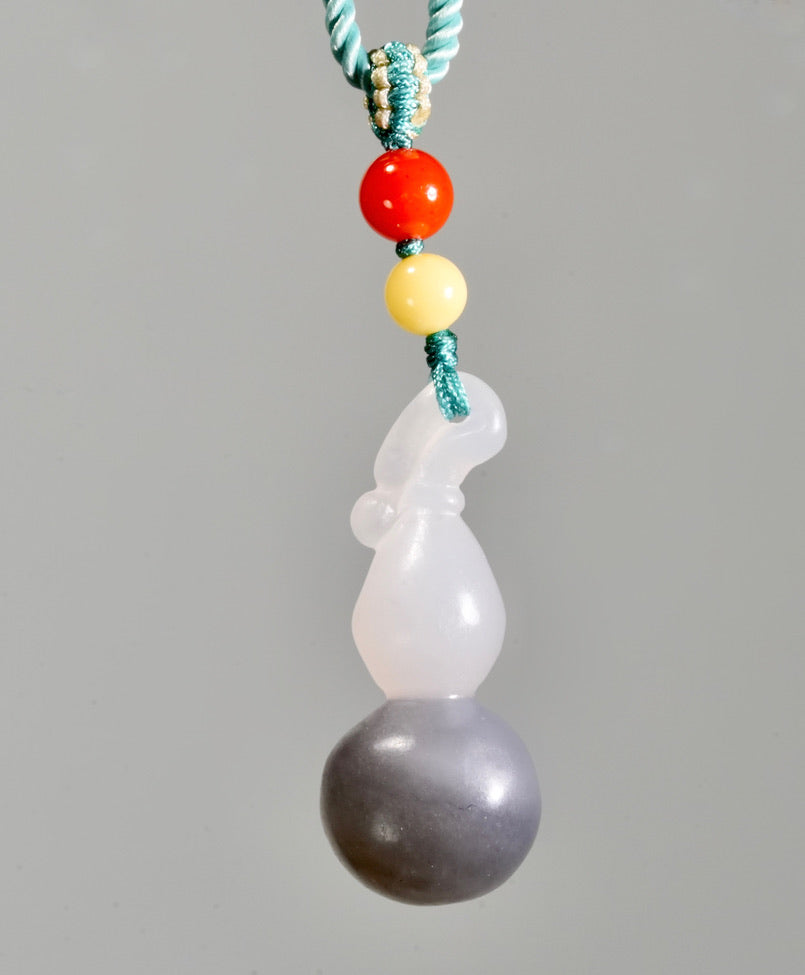 Hetian Jade Gourd Pendant Natural Jade #2914