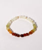 14k Multicolour Jade Beaded Bracelet #1805