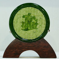 Golden Blessings Jade Decoration