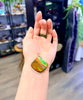 Canadian Ammolite Pendant AA+ Grade 14K Freeform Natural Stone 39 mm #274