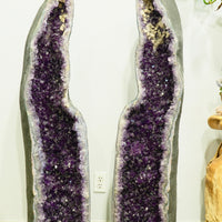 BASALT AMETHYST CATHEDRAL - ONE PAIR 217kg #2353