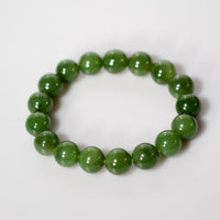 12-12.5mm Polar Jade Beaded Bracelet #3077