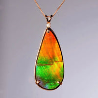 18k Ammolite Pendant #2083