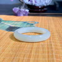 White Jade Bangle 52mm #873