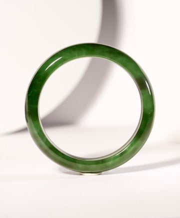 Canadian Polar Jade Bangle Natural Jade Bracelet A Grade 56mm #1353