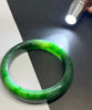Canadian Polar Jade Bangle Natural Jade Bracelet A Grade 55mm #1442
