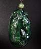 Polar Jade Dragon Palm Stone Hand Carved Premium Natural Jade #1017