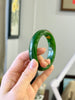 Canadian Polar Jade Bangle Natural Jade Bracelet AAA Grade 55.5mm #1369