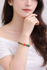 Red Carnelian Polar Jade Bracelet #1329