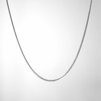 18"-26" Curb 925 Sterling Silver Chain #1