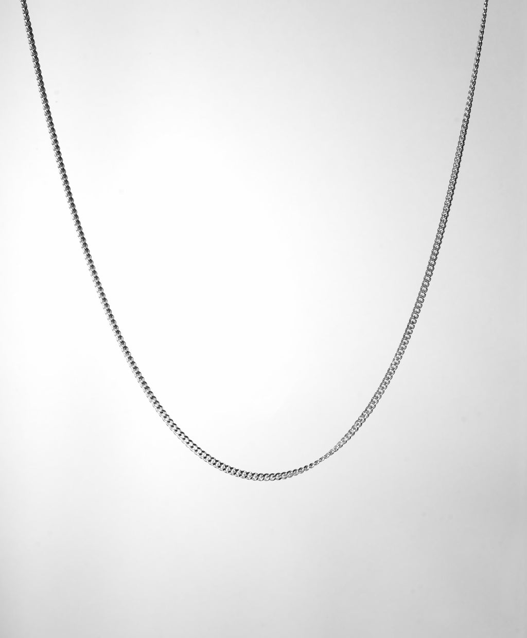 18"-26" Curb 925 Sterling Silver Chain #1