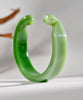 Unique Siberian Jade Bangle 56mm #2483-2