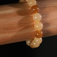 10mm Siberian Brown Jade Bracelet #2772