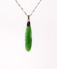 Long Teardrop Jade Pendant #1095