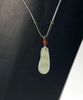 Hetian Jade Pendant Rich Bean Peapod Pendant Natural Jade 28mm #1492