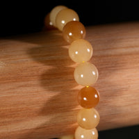 10mm Siberian Brown Jade Bracelet #2772