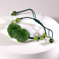 Canadian Jade Pixiu Bracelet #2636
