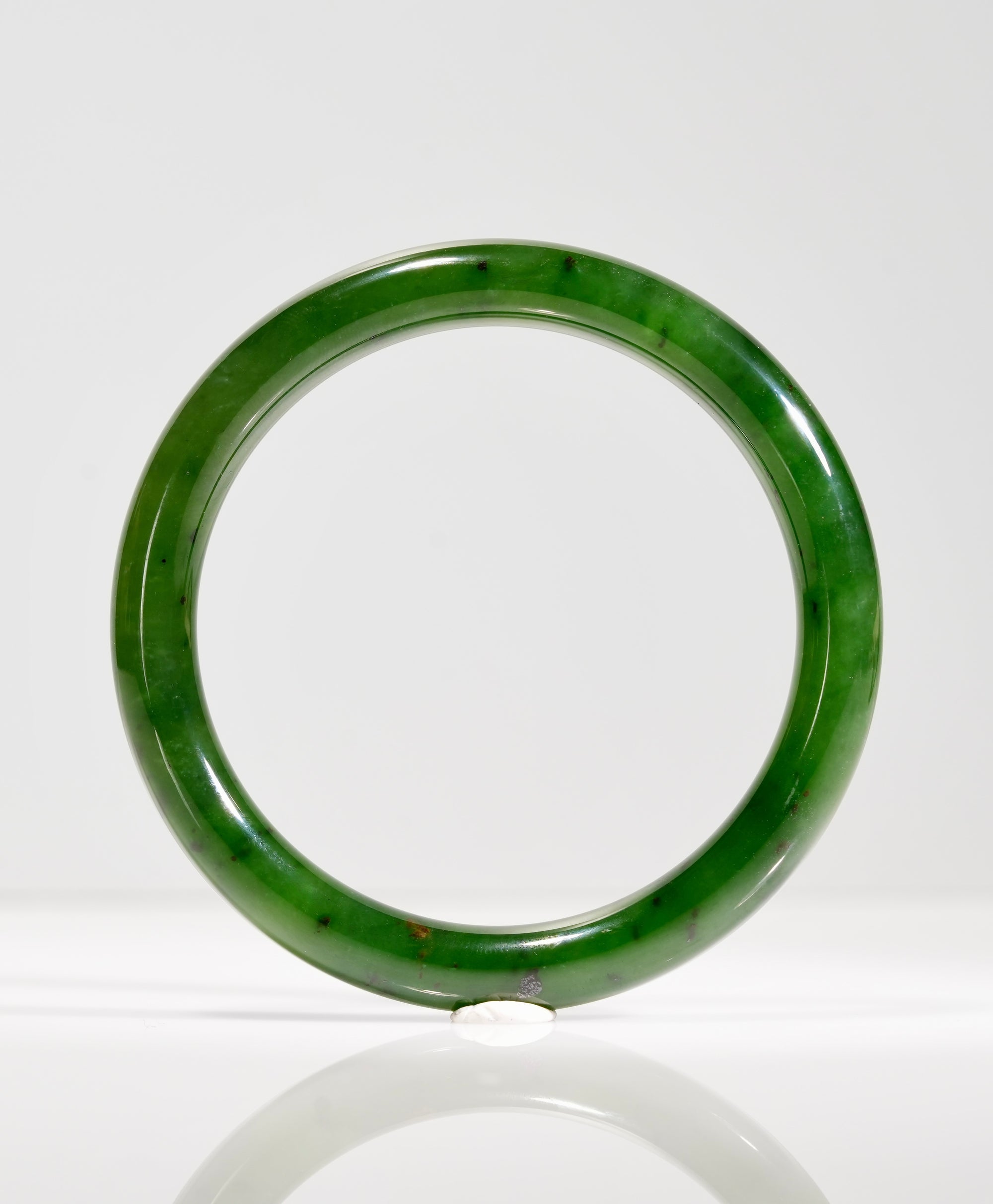 Siberian Jade Round Bangle 54.5mm #2861