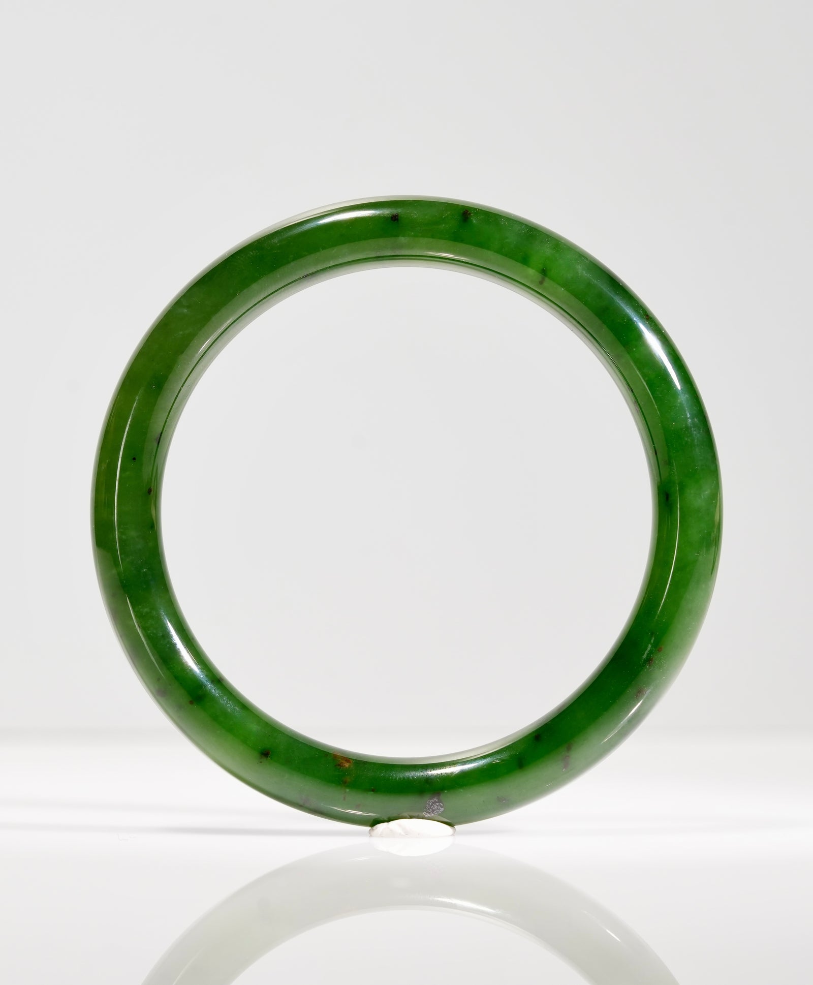 Siberian Jade Round Bangle 54.5mm #2861