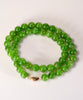 10mm Polar Jade Beaded Necklace #2963