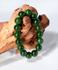 12mm Canadian Jade Beaded Bracelet #3080