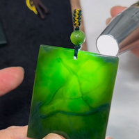 Safe and Sound/Peace Jade Pendant #1273