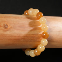 10mm Siberian Brown Jade Bracelet #2772