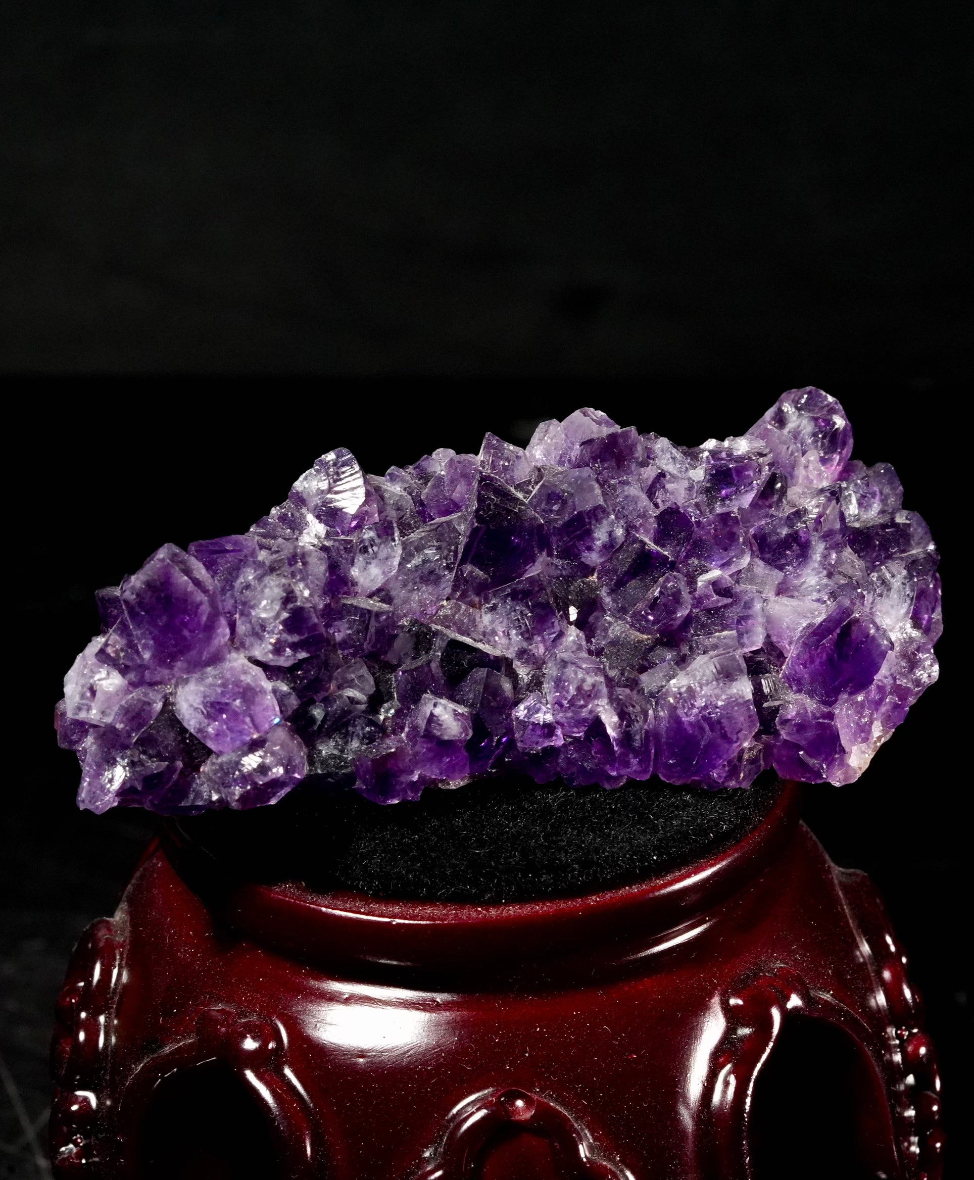 Amethyst Cluster Stone Base Cut (0.2LB) #3057