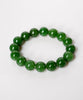 12mm Canadian Jade Beaded Bracelet #3073